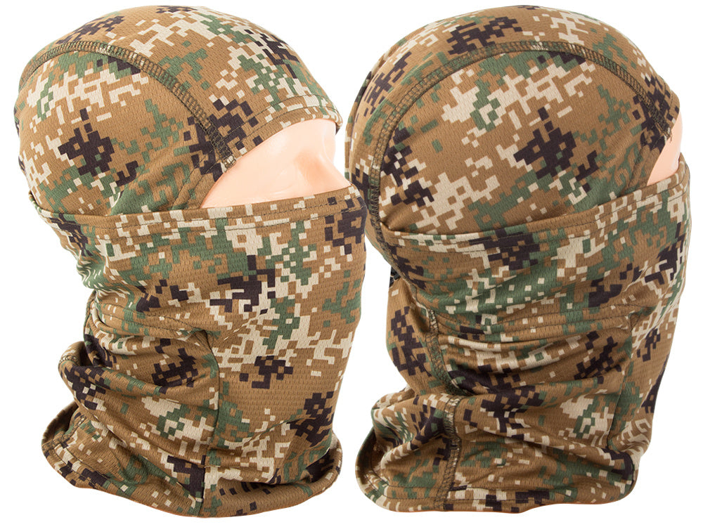 Thermoaktive Balaclava Moro Tactical – Atmungsaktive Militär Sturmhaube für Outdoor & Motorrad -