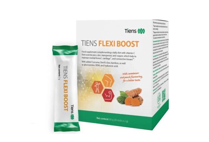 Tiens Flexi Booster 30 Stick mit Glucosamin Hyaluronsäure Zink Mangan 30 x 2g