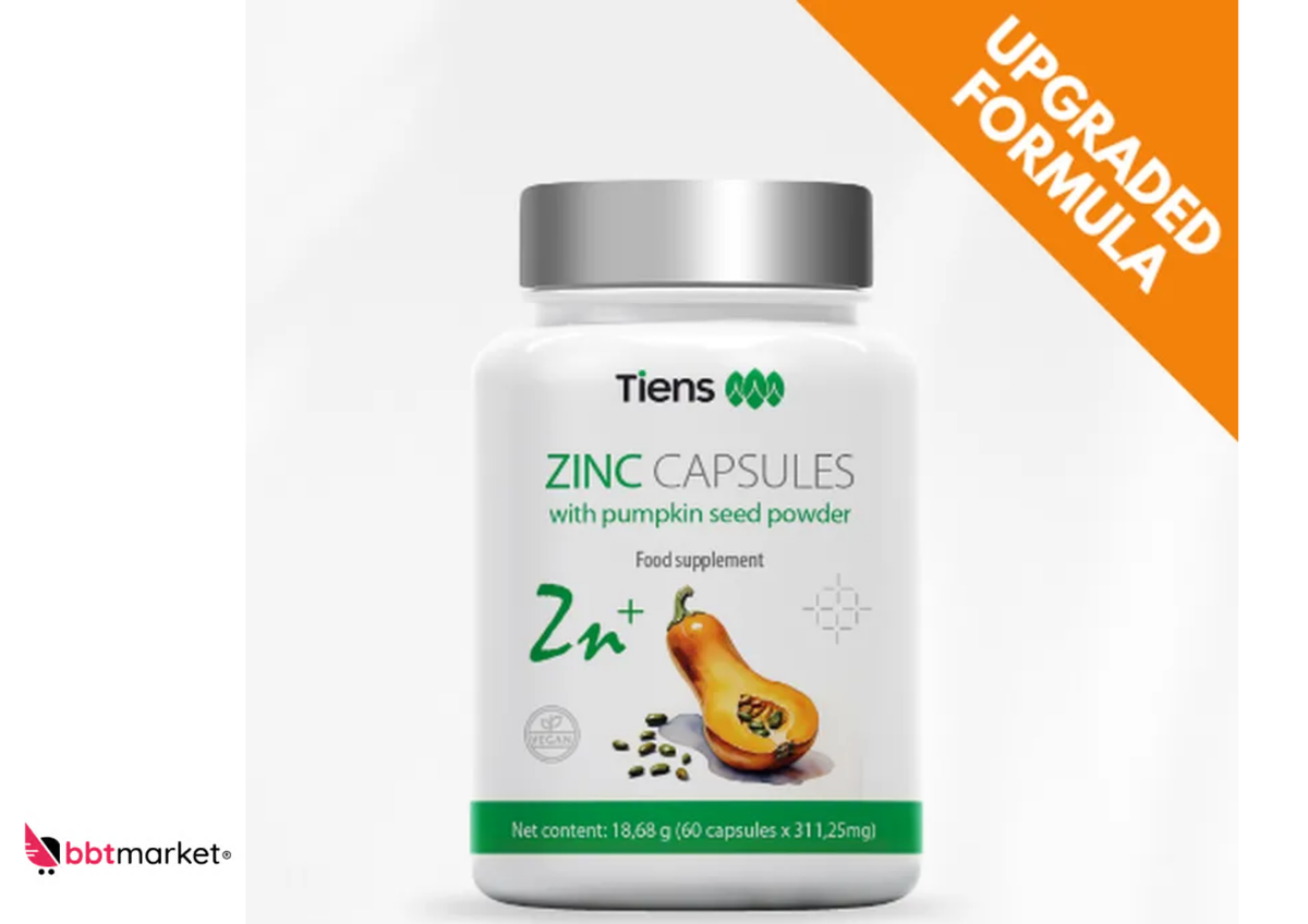 2 Stück Tiens Zink Kapseln 60 Kapseln 310 mg