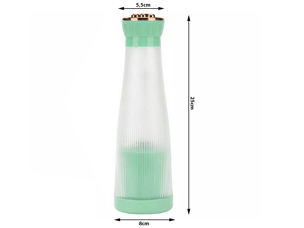 Tragbarer USB Smoothie Mixer kabellos Zerkleinerer 400ml Grün