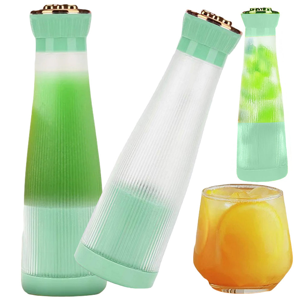 Tragbarer USB Smoothie Mixer kabellos Zerkleinerer 400ml Grün
