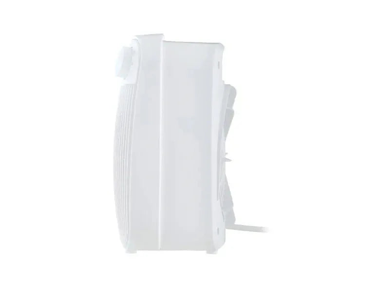 TRONIC Heizlüfter 2000W Weiß 2 Stufen Thermostat Ventilator Kippschutz