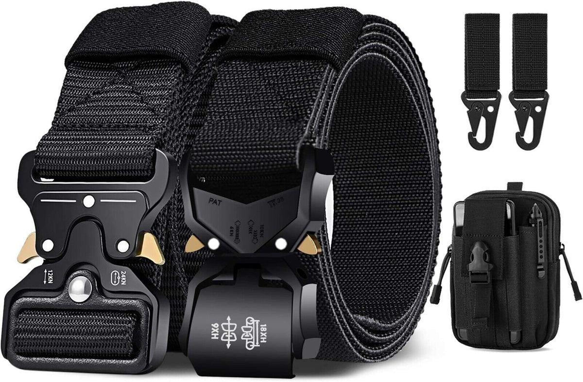 Herren Armee Militär Military Gürtel Taktischer Gürtel Belt Nylon Schnalle NEU
