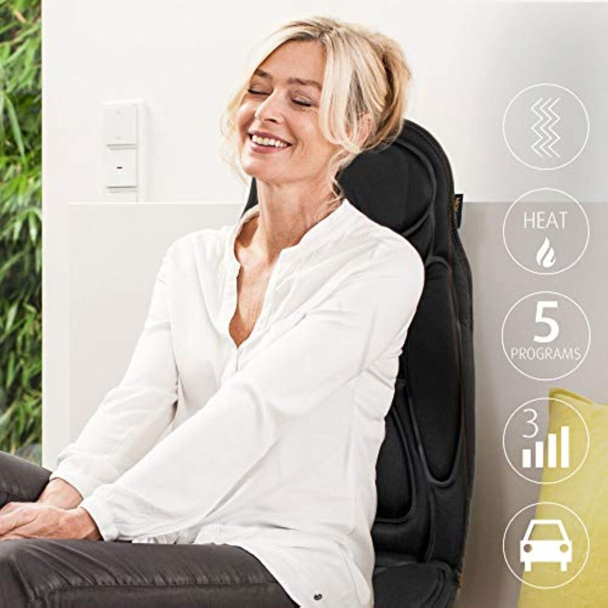 Massagesitzauflage Massagematte Beinemassage Beheizter Relaxmatte Massagegeräte