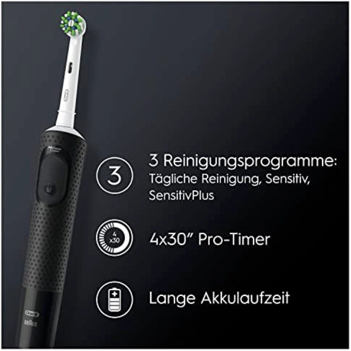 Oral-B Vitality Pro Electric Toothbrush, Black 