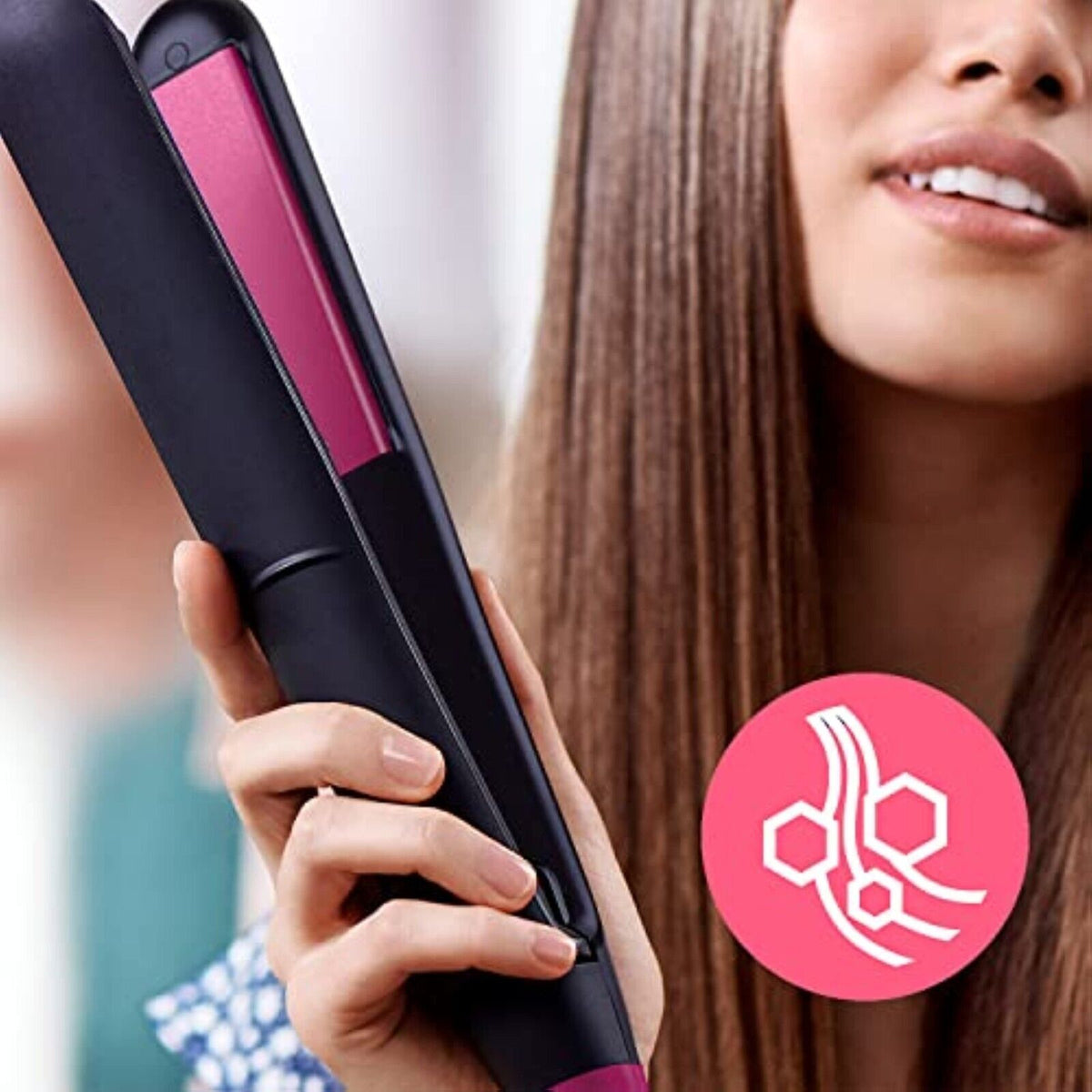 Philips Haarglätter ThermoProtect Keratin- und Keramikplatten Straightener neu