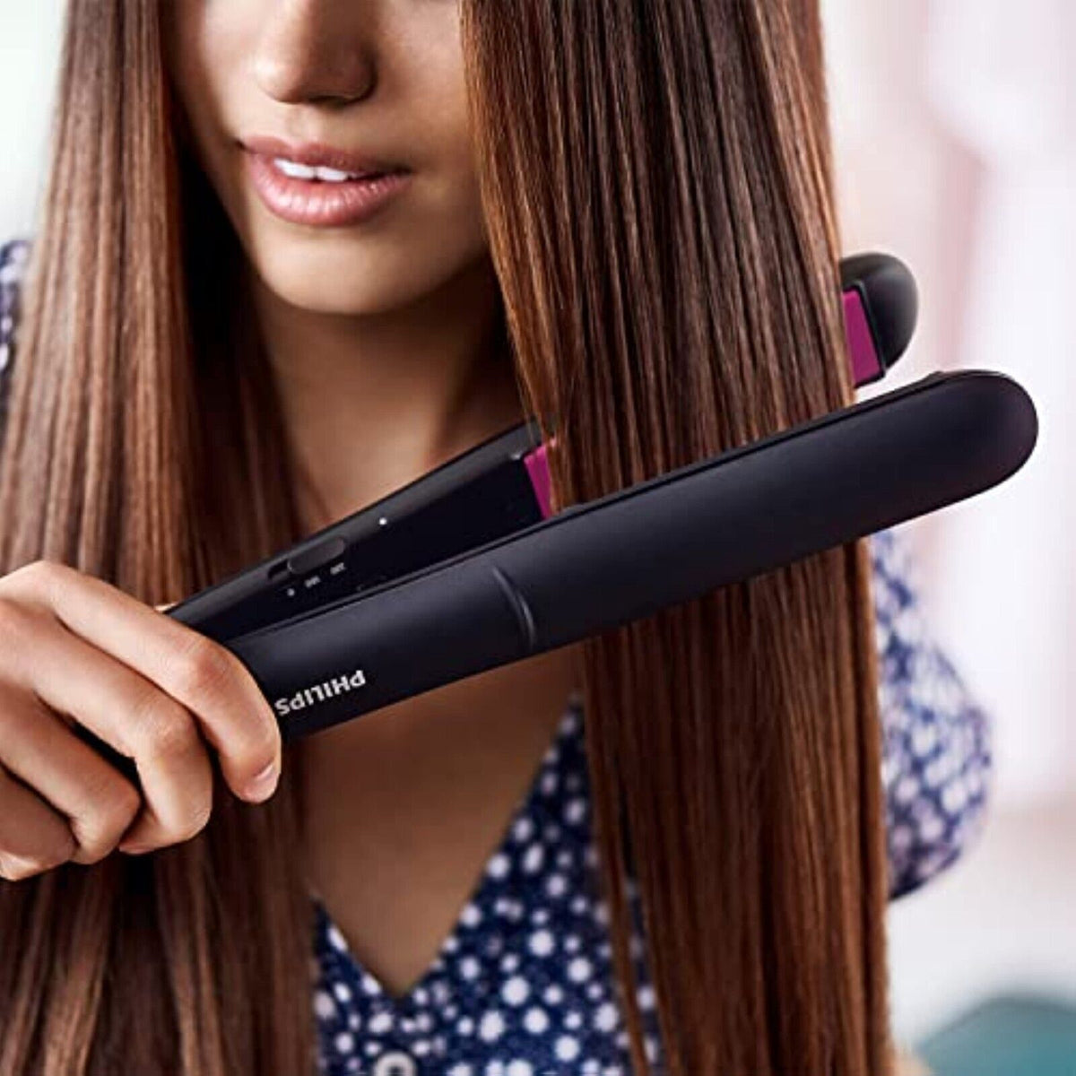 Philips Haarglätter ThermoProtect Keratin- und Keramikplatten Straightener neu