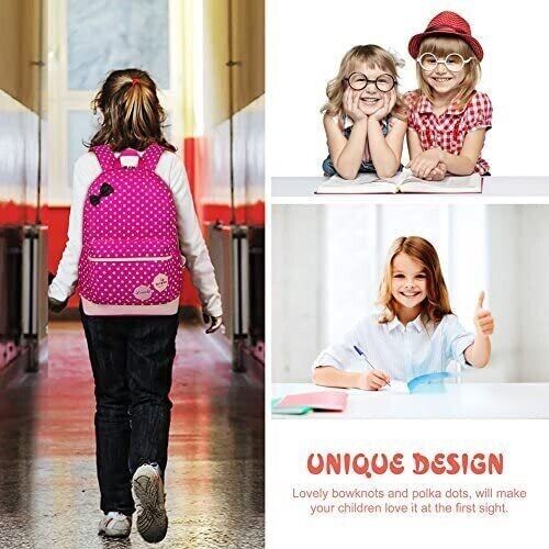 3er Kinder Schultasche Schulrucksack Mädchen Rucksack Backpack Schulranzen DHL