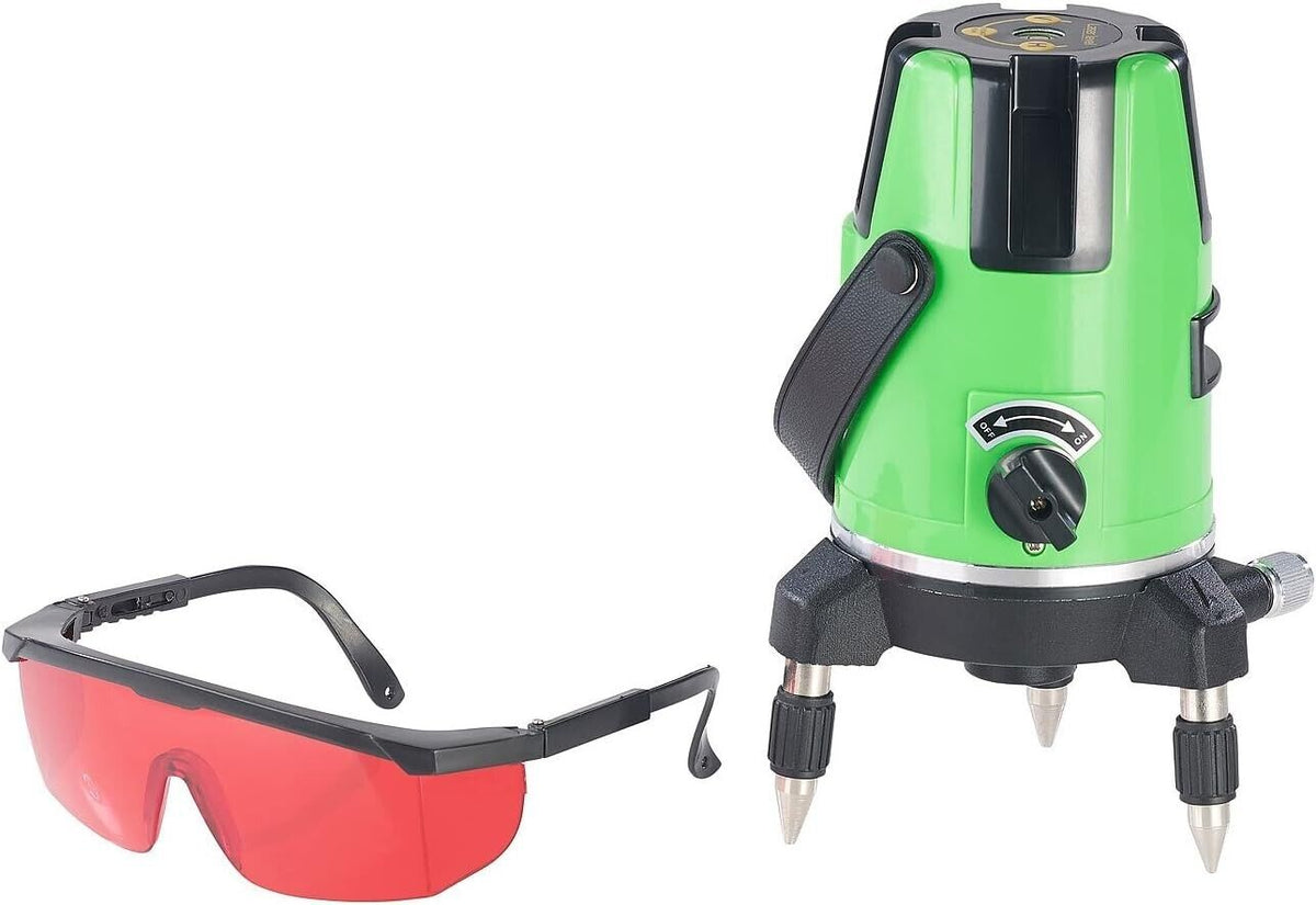 Cross line laser, self-leveling, vertical &amp; horizontal, rotatable - NEW