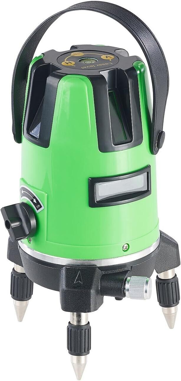 Cross line laser, self-leveling, vertical &amp; horizontal, rotatable - NEW