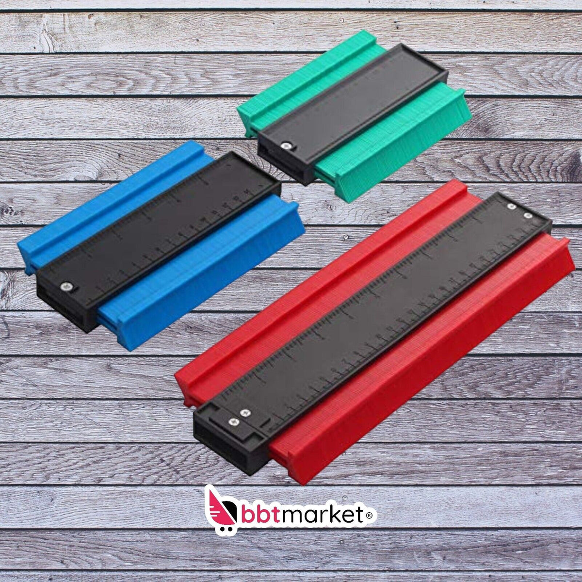 Konturenlehre Konturenschablone Profillehre 3er Set 12 cm 14 cm 25 cm Konturmess