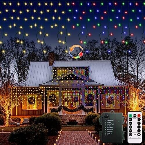 Battery Operated Tape 3M 102 LED Stripe Multicolor Light Tape Waterproof 