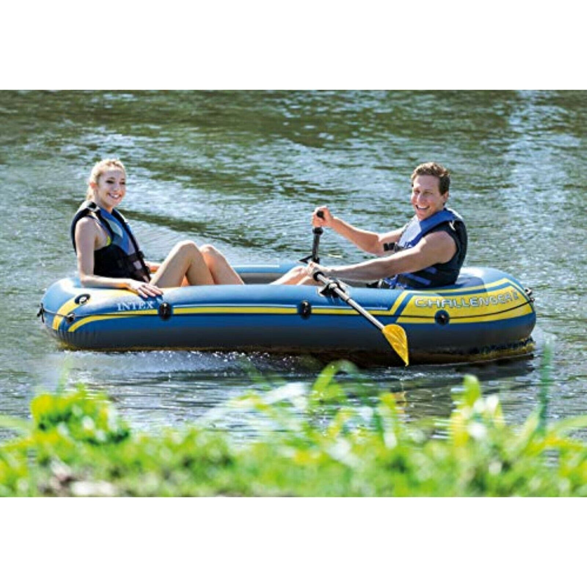Intex paddle set of 2 122 cm - paddle oar inflatable boat kayak rowing boat boat V 