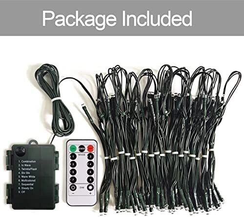Battery Operated Tape 3M 102 LED Stripe Multicolor Light Tape Waterproof 