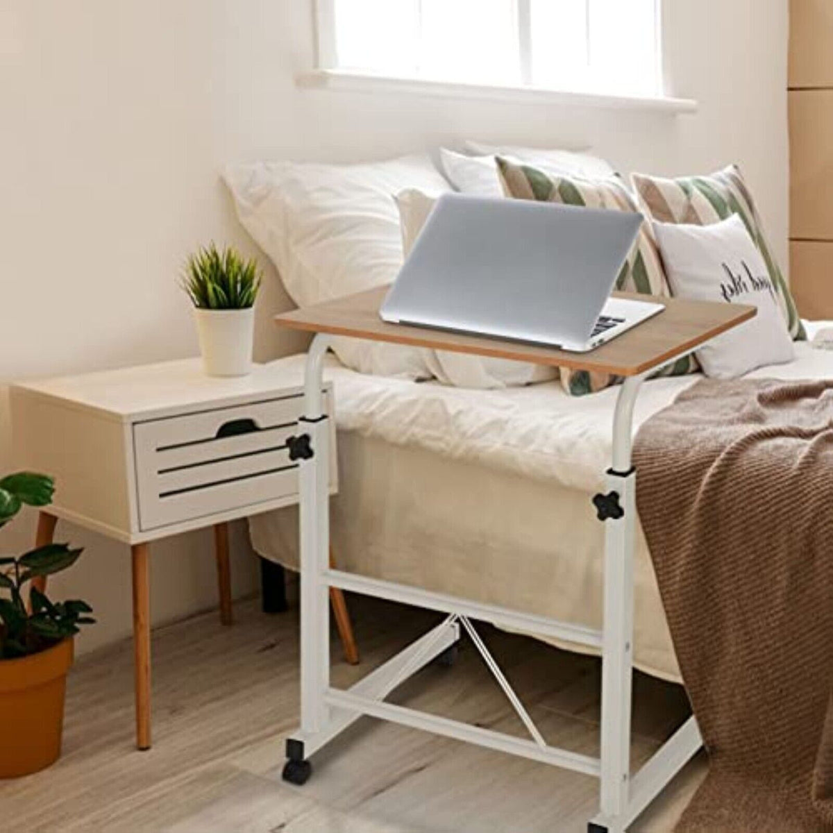 Laptoptisch Schreibtisch Arbeitstisch Mobiler Bürotisch PC Tisch Gaming Tisch