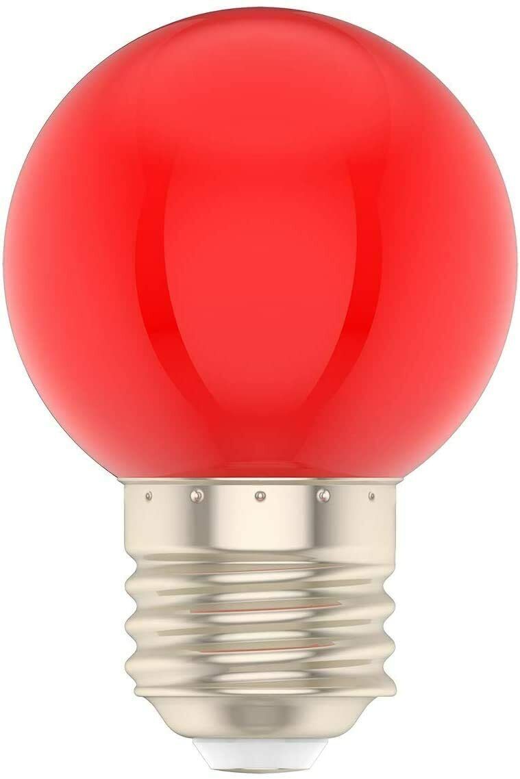 10er Pack LED Glühbirnen E27 – Farbige 1W Lampen für Party, Weihnachten & Deko