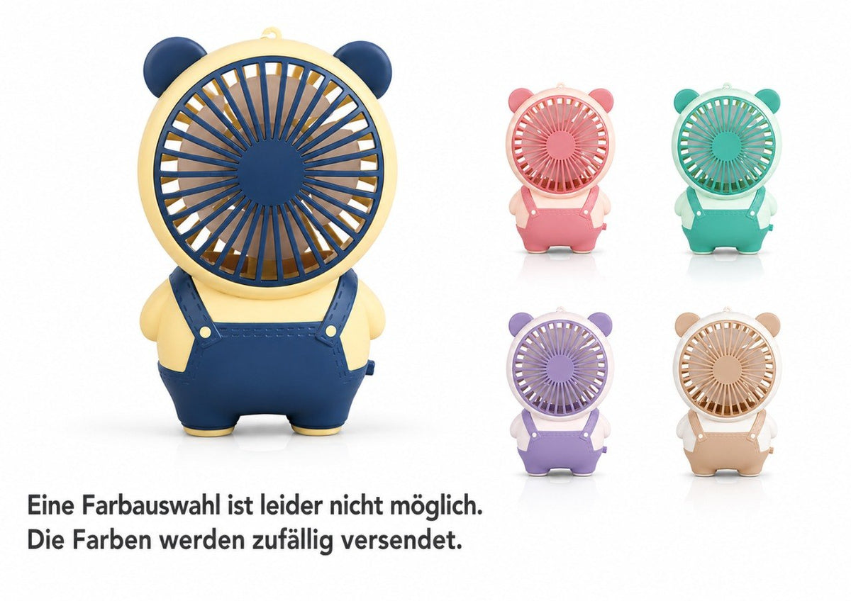 Mini Ventilator USB wiederaufladbar – Tragbare Handventilatoren für Kinder & Erwachsene