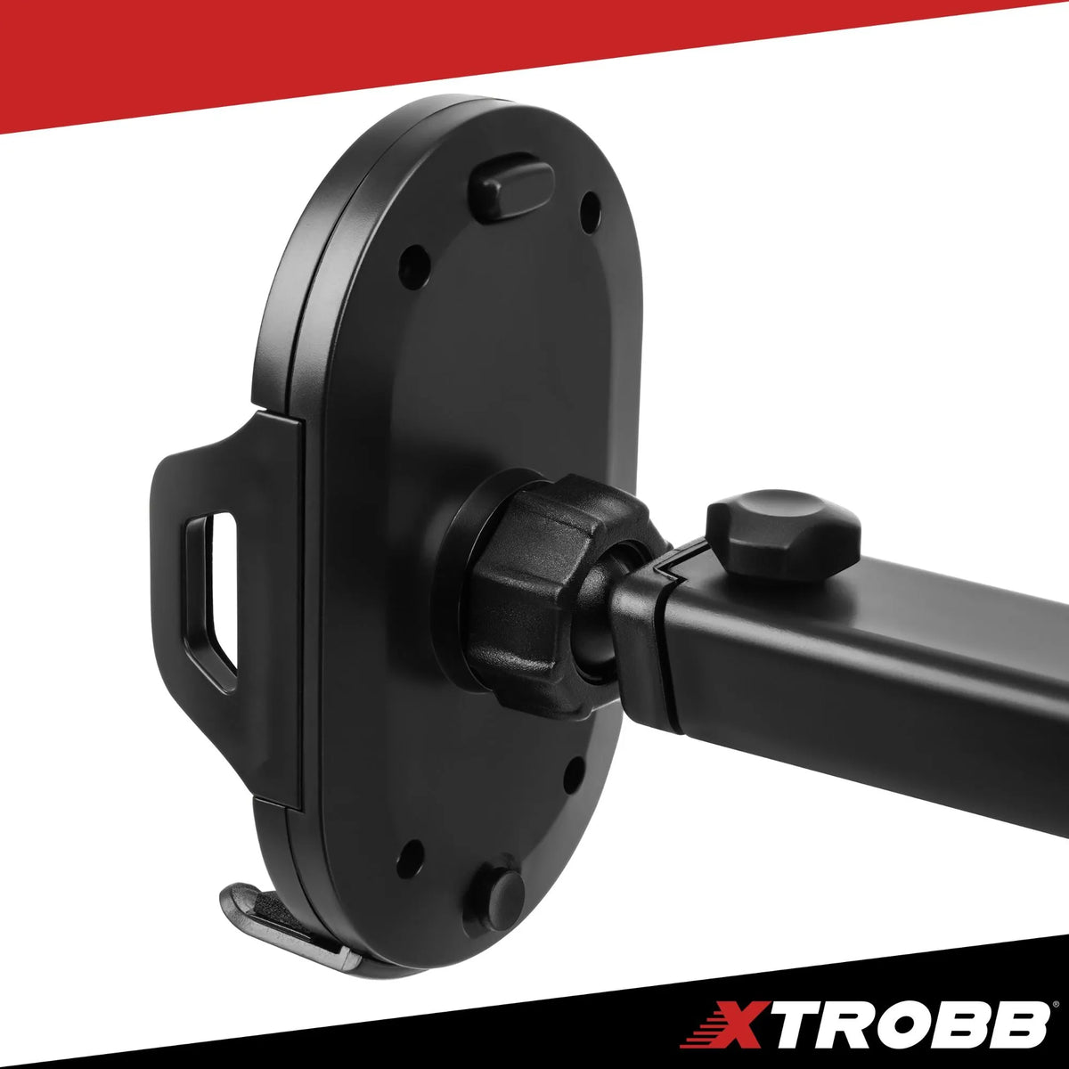 Xtrobb Handyhalterung fürs Auto mit Saugnapf – 360° Smartphone Halterung mit Teleskoparm 12–17 cm