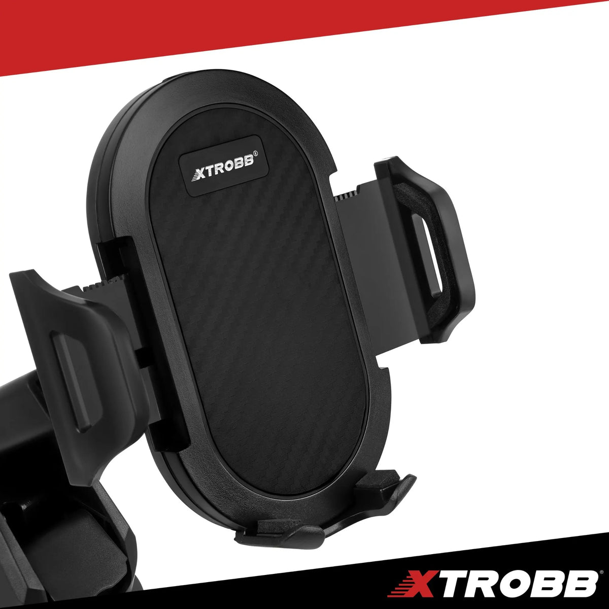 Xtrobb Handyhalterung fürs Auto mit Saugnapf – 360° Smartphone Halterung mit Teleskoparm 12–17 cm